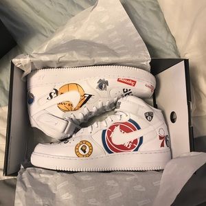 Size 12 supreme af1 x NBA